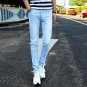 Uwback 2017 New Arrival Summer Men Jeans Pants Washed Tight Black Casual Pants Elasticity Fashion Lo