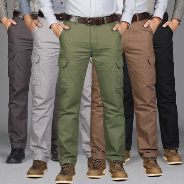 Mens Autumn Stretch Thicken Jeans with Warm Comfortable and breathable Skinny Jean Pants Trousers Si