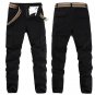 Mens Autumn Stretch Thicken Jeans with Warm Comfortable and breathable Skinny Jean Pants Trousers Si