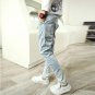 Fashion Men\'s Harem Pants Hip Hop Baggy Loose Fit Denim Pants Drop Crotch Vintage Washed Retro Trou