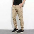 Korean Style Youth Men`s Casual Jeans in 4 Colors Ankle Banded Pants Plus Size 28-40 Brand Clothing 