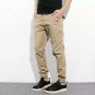 Korean Style Youth Men`s Casual Jeans in 4 Colors Ankle Banded Pants Plus Size 28-40 Brand Clothing