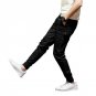 Designer Black Jeans Ankle Length Casual Pants High Quality Harem Pants 28-40 Brand Clothing Men`s J