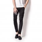 Balplein Brand Fashion Black Jeans Men High Grade Drawstring Slim Fit Simple Designer Men`s Stretch 