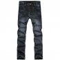 New Brand Men Designer Stretch Casual Straight Leg Denim Jeans Male Regular Fit Cotton Business Trou