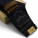 AIRGRACIAS Brand Mens Winter Stretch Thicken Jeans Warm Fleece High Quality Denim Biker Jean Pants T