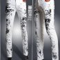 New style! Men fashion cotton print Jeans Men\'s slim skinny Joggers harem pants Man casual Jeans pa