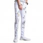 2017 new autumn men\'s fashion 3D printed jeans pants slim skinny denim trouers 28-36 CYG239