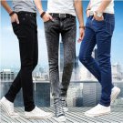 New 2017 Men\'s Tight Pencil jeans Male Slim Blue Fashion Casual Denim Trousers Men Skinny Jean Pant