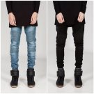 2018 new Manufacturers direct sales of Europe and the United States BIKER JEANS tide brand pants pan