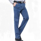 Men plus size spring straight jeans male summer high waist deep stalls loose jeans man autumn pants