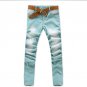 2016 skinny men jeans pants white color denim cotton trousers pantalon homme 3 colors 28-36 CYG154