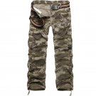 Men Cargo Pants Multi-pockets Baggy Jean Pants Cotton Military Camouflage Trousers Loose Baggy Tacti