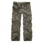 Men Cargo Pants Multi-pockets Baggy Jean Pants Cotton Military Camouflage Trousers Loose Baggy Tacti