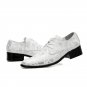 wedding formal men shoes designer luxury brand mariage snake skin leather oxford shoes for mens poin