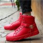 spring high top skull chelsea shoes men luxury brand white trainers designer golden casual shoes hip