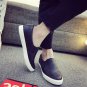 black white breathable man loafers leather shoes men tenis masculino adulto Hollow Out designer silp