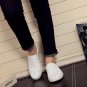 black white breathable man loafers leather shoes men tenis masculino adulto Hollow Out designer silp