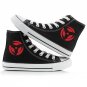 Men Unisex canvas shoes Japanese anime Naruto lace up print canvas casual shoes casual Shoes gumshoe
