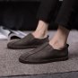 Brand Low Price Mens Breathable High Quality Casual Shoes PU Leather Casual Shoes Slip on Men Fashio