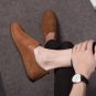 Brand Low Price Mens Breathable High Quality Casual Shoes PU Leather Casual Shoes Slip on Men Fashio
