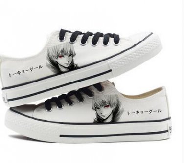 spring/autumn Men casual canvas shoes plimsolls Japanese anime Tokyo Ghoul print shoes Mens classic 