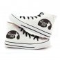 fluorescence men canvas casual shoes Horror film 2017 spring American THE WALKING DEAD printed shoes