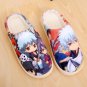 Winter Home slippers luffy man women slippers plush Japanese Cartoon slippers Anime NARUTO ONE PICE
