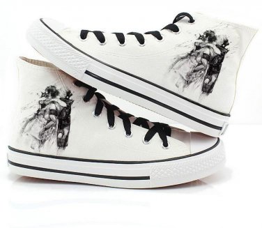 spring Men women casual canvas shoes plimsolls Japanese anime Tokyo Ghoul print shoes