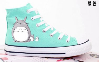 Men shoes  spring new arrival men canvas casual shoes Japanese anime totoro print shoes Shoes gumsho