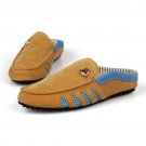 Summer new Men\'s Slippers Casual Slippers British England Wind Bikan Skin Permeability Driving Sand