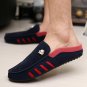 Summer new Men\'s Slippers Casual Slippers British England Wind Bikan Skin Permeability Driving Sand