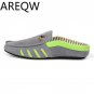 Summer new Men\'s Slippers Casual Slippers British England Wind Bikan Skin Permeability Driving Sand