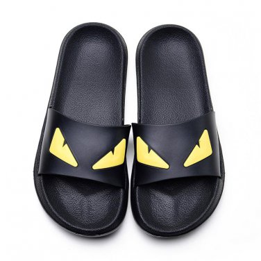 Summer Casual Men Sandals Leather EVA Slippers Men Shoes Flip Flops Fashion Soft Comfortable Cartoon