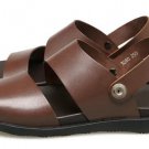 Men\'s leather sandals  high quality male beach shoes mens real leather slippers men casual sandals