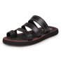 Brand Leather Men Flip Flops Summer Sandals Men\'s Male Brand Designer Slippers For Seaside Beach Ca