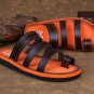 Brand Leather Men Flip Flops Summer Sandals Men\'s Male Brand Designer Slippers For Seaside Beach Ca