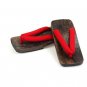 Heel flip flops Men sandals summer man geta Japanese geta clogs shoes platform wooden slippers paul