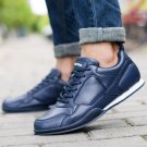 New Fashion Style Men Casual Shoes Comfortable Lace Up Microfiber Men Shoes Breathable Light Soft Me