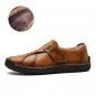 Winter Warm Shoes Men Fur Leather Shoes Slip-On Solid Genuine Leather Shoes Men Handmade Plush Casua