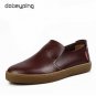 High Quality Genuine Leather Men Loafers Slip-On Casual Shoes Man Luxury Brand Men\'s Driving Shoe S