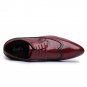 Large Size 5.5 - 12 Formal Men Dress Shoes Brogue Elegant Design Quality Brand Mens Business Basic A