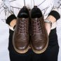 New Autumn Man Casual Shoes Boy Joker leisure Breathable Lace-Up Male Brogue Shoes