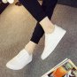 Men shoes fashion black/white lace-up canvas shoes breathable men casual shoes flat quality size 39-