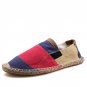 Mens Espadrilles Men Yellow Patchwork Slip On Summer Shoes Men Loafers 2017 Breathable Canvas Men Sh