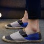 Mens Espadrilles Men Yellow Patchwork Slip On Summer Shoes Men Loafers 2017 Breathable Canvas Men Sh