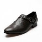 Business Men Formal Shoes Black / White Man Oxfords EU 39-44 Latest Style Pointed Toe Slip On Men Fa
