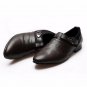 Business Men Formal Shoes Black / White Man Oxfords EU 39-44 Latest Style Pointed Toe Slip On Men Fa