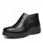 Men Winter Boots Snow Noots for Men Genuine Leather High Top Warm Plush Inside Fashion Men Winter Sh