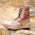 Men Army Tactical Boots Winter Leather Military Ankle Boots Summer Desert safety Shoes Men\'s Footwe